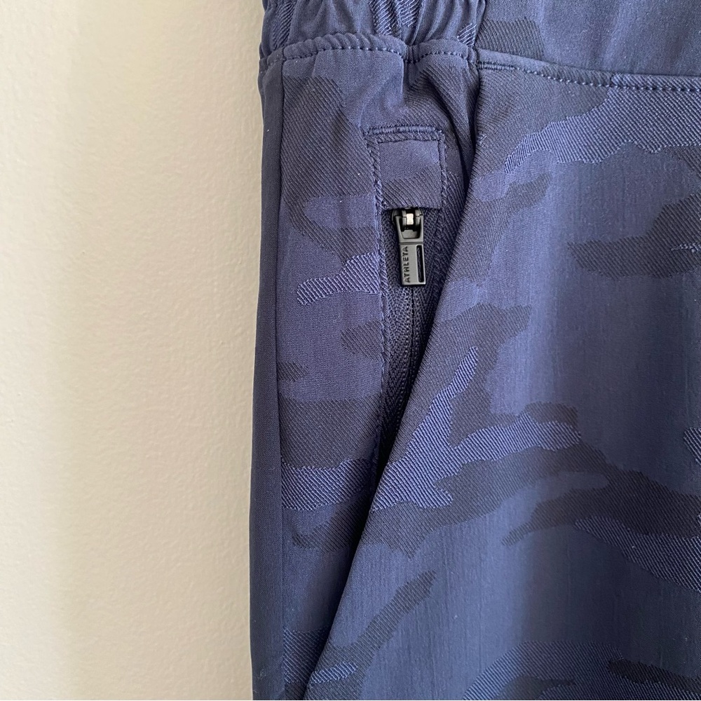 Athleta Navy Camo Jogger Pants - Picture 4 of 5